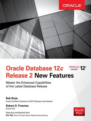 cover image of Oracle Database 12c Release 2 New Features